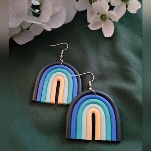 Colorful Rainbow Arch Earrings